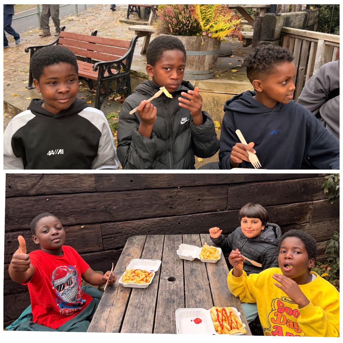 shakespeareLS9's tweet photo. Fish and chips going down a treat before setting off home 🏡 https://t.co/oYl1oNvYY7