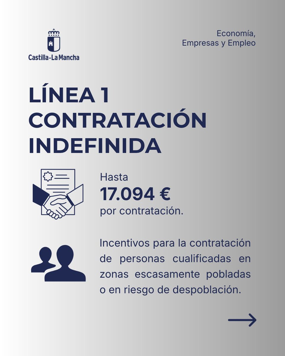 EconomiaCLM's tweet photo. [#EMPLEOCLM] 🌱 ¡Impulsamos el empleo, el emprendimiento y la vida en nuestros pueblos!

📅 Plazo: 30/10

👉 L I: https://t.co/LQttqfZJBe
👉 L II: https://t.co/r8xXbeDjvU
👉 L III: https://t.co/YSZzyCuUQ8

@gobjccm

#Empleo #Emprendimiento #BonoTalentoRural #CastillaLaMancha https://t.co/K54UuVJWn0