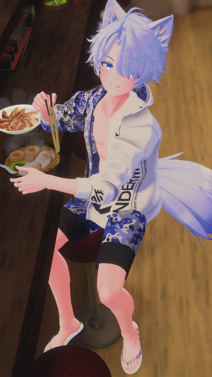 Siod_arE's tweet photo. 【unityのみ❗️+headがラーメン屋で替え玉いけそうな程度にはたくましくなる‼️体形変更レシピ🍜】
+headの脚を食べ盛りの男の子くらいには盛りたい！という私の長年の願望が、MA Scale Adjusterと #松下屋 様のシェイプキーで実現できたので、レシピを共有します！
詳細・注意点はツリーへ↓ https://t.co/4E2gCPc56R
