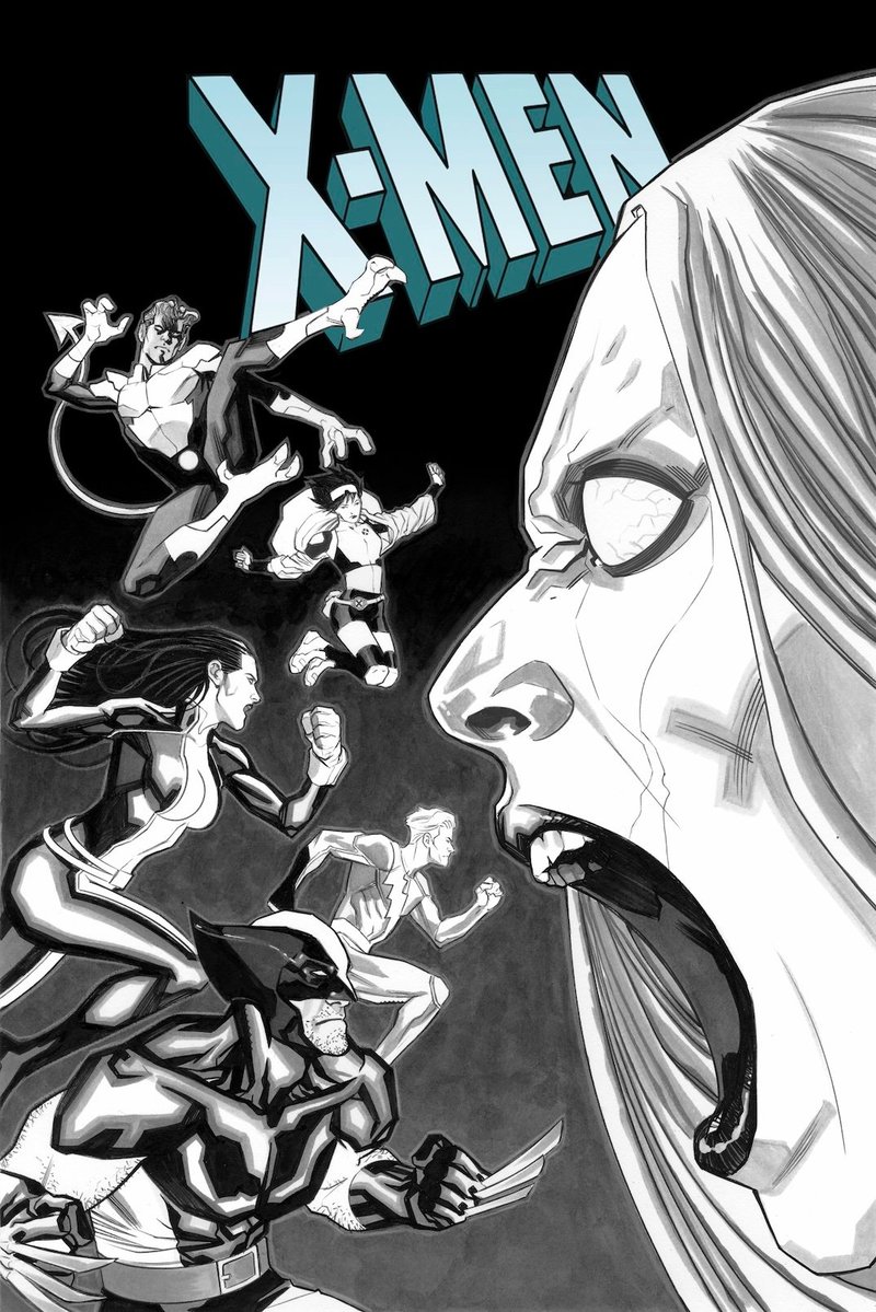 Da_Mess's tweet photo. X-MEN #41 VARIANT

Color by the aweome @rainmb 
Art by your friendly neighborhood artist 

Original art on sale at @scottscollectables https://t.co/xdtsLxdoHr