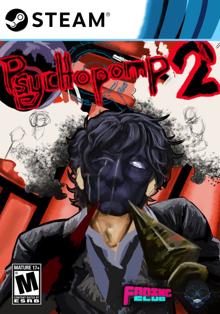 StitchedTeeth's tweet photo. Dude I’m horrible at finishing projects. There was supposed to be a psychopomp X borderland2 cover art. I never finished it because I switched to a new brush and project….. https://t.co/CdjtYbGmjt
