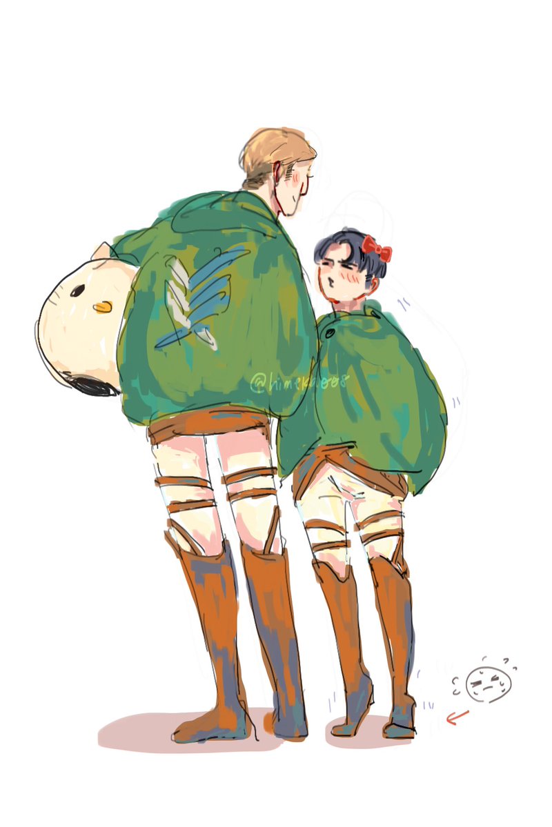 himeka008's tweet photo. between shifts… #eruri #エルリ https://t.co/CFTtSm9TAn