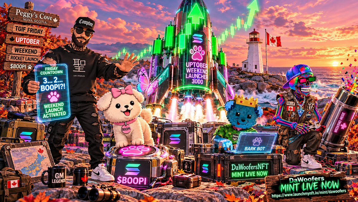KillaOmZ's tweet photo. GRAND RISING LEGENDS! ☀️

Happy Friday! 

Work hard, stay humble, and enjoy the ride. The real wins are having good people beside you. 

Mint link: https://t.co/lMBJvD3cXU

Can I get a GR? ☕

S/O @BoopiOnSOL & @DaWoofersNFT