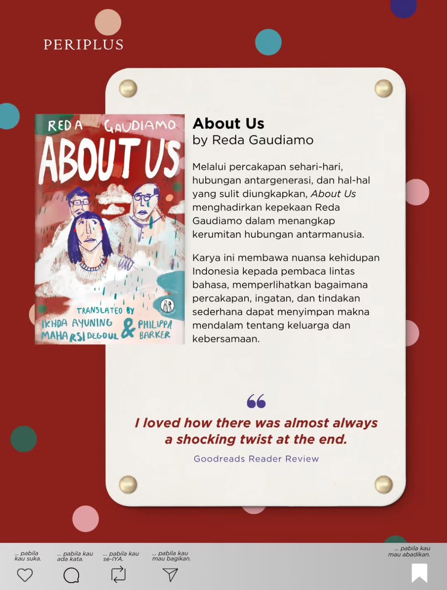 Periplus_Store's tweet photo. Hai, BiblioBesties!  Memasuki pekan ketiga Oktober, beragam bacaan baru sudah siap mengisi rak bukumu. https://t.co/v1kHJqBdKO