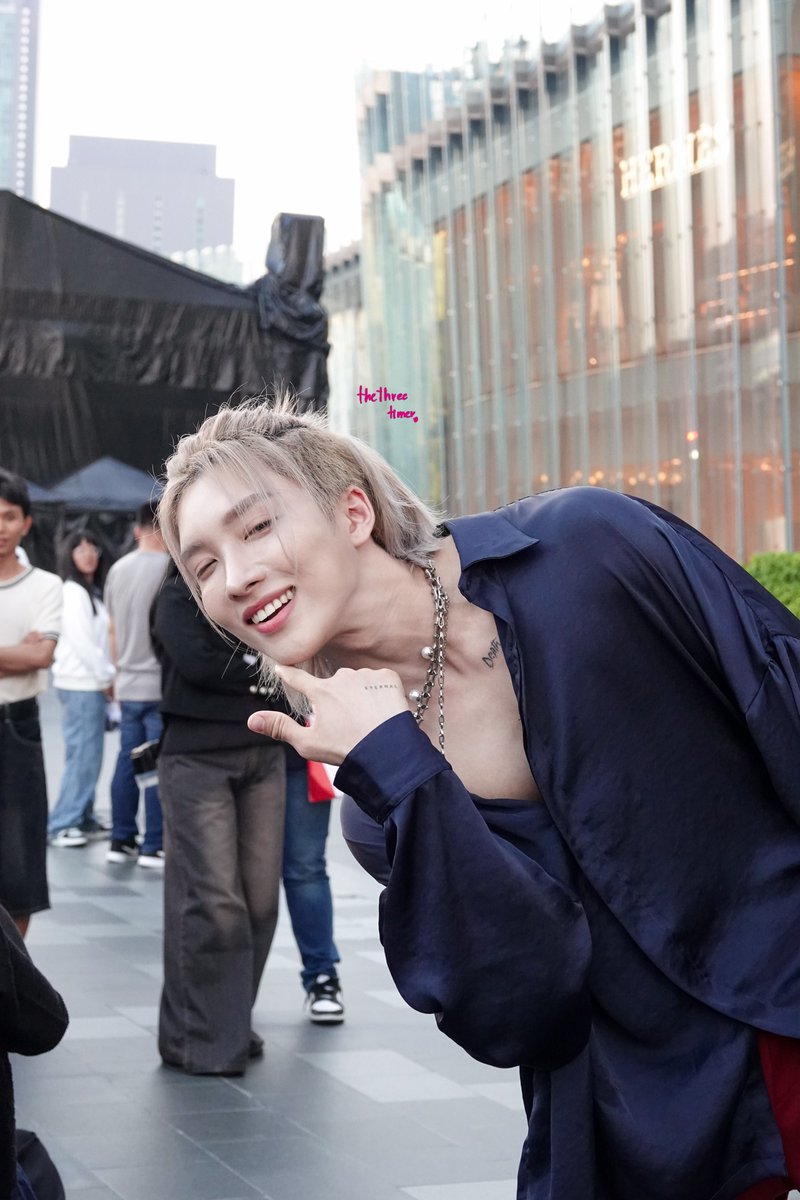 thethreetimer's tweet photo. Naughty kid 😝

23.10.2026

NOEUL FREE TO BE EFW26
#NoeulatEFW26ICONSIAM

#Noeulnuttarat https://t.co/COMO5OF0x1