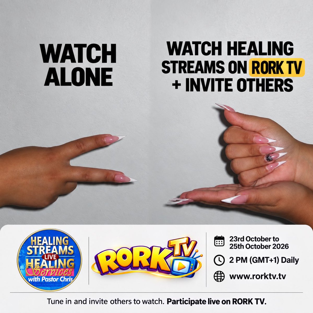 DearEphy's tweet photo. It’s Healing Streams season again! 🔥🥳

I saw this meme format some time ago and decided to recreate it for our RORK TV page. 😂

Thought I’d share them here too!

Which one is your favourite? 👀

Healing Streams starts TODAY! 📺

Watch live: https://t.co/BupRPPxYUb https://t.co/2ZUFXbOQN5
