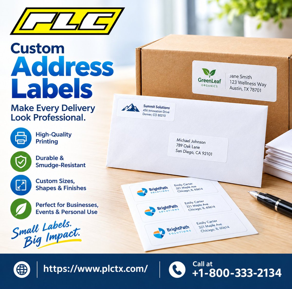plctx's tweet photo. 🏷️ Make every delivery look professional with custom address labels from PLCTX!
Give your mail and packages a polished look!
🌐 https://t.co/H74eBxShpu
📞 +1-800-333-2134

#AddressLabels #CustomLabels #PLCTX #customaddresslabels #addresslabels #CustomLabels #BusinessBranding https://t.co/Rq526V0y99