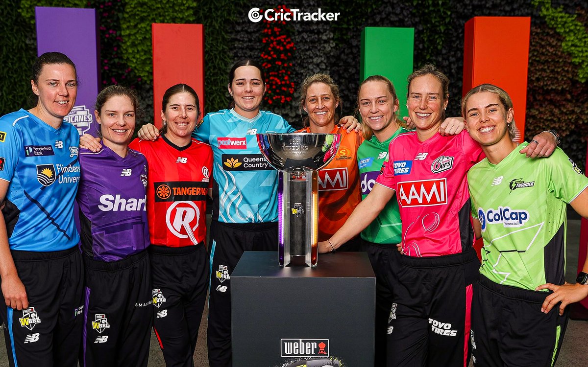 Cricketracker's tweet photo. 𝙏𝙃𝙀 𝙎𝙏𝘼𝙂𝙀 𝙄𝙎 𝙎𝙀𝙏. 𝙏𝙃𝙀 𝙇𝙀𝘼𝘿𝙀𝙍𝙎 𝘼𝙍𝙀 𝙍𝙀𝘼𝘿𝙔🚀🏏

The WBBL captains come together as the excitement builds for another season of world-class women’s cricket. 🌟

📸: WBBL

#WBBL12 | #WomensCricket | #Cricket https://t.co/ikjy41cPHC