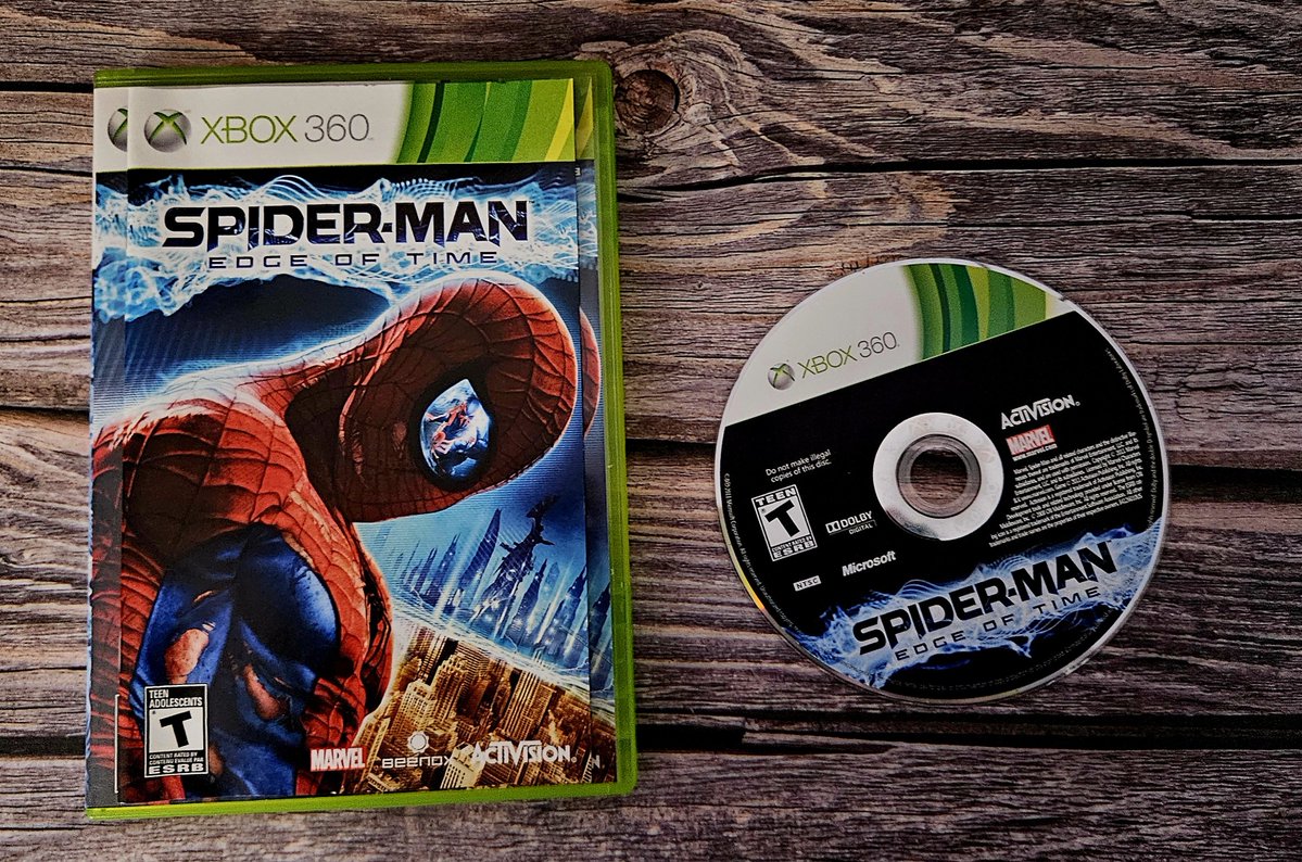 PatrixRaider's tweet photo. Spider-Man edge of time is not as great as Shattered Dimensions.  It still has a cool story and a fun combat system.  

Are you a fan of this one? https://t.co/9ZdLYQSYbu