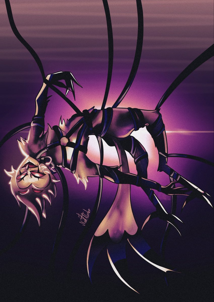 nunalastor_'s tweet photo. Here is Stolas from episode 3 of Helluva Boss season 3. Yeah. Bondage Stolas.

#HelluvaBoss #stolashelluvaboss #stolas #dirtybird https://t.co/wpQ1ODAzFb