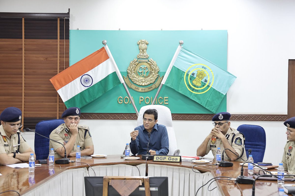Goa_Police's tweet photo. Today, @DGP_Goa Shri Alok Kumar, IPS, felicitated officers and staff of the Crime Branch, North Goa District Police and PRISM for their role in detecting the Casino Firing Case (Porvorim PS FIR No. 66/2026) and presented them with Certificates of Commendation.

He lauded their exemplary investigation, dedication and professionalism.