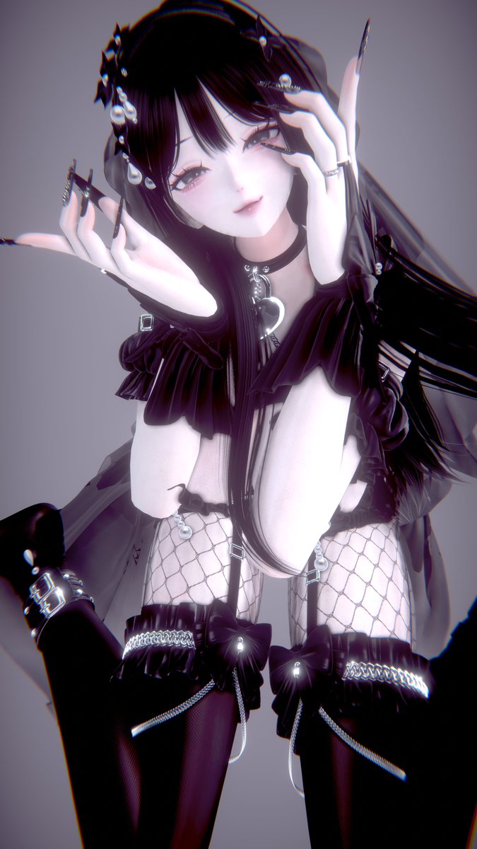 lua_404's tweet photo. 貴方以外の色に染まらない🖤

#Shinra3D https://t.co/nB6yIDweqP
