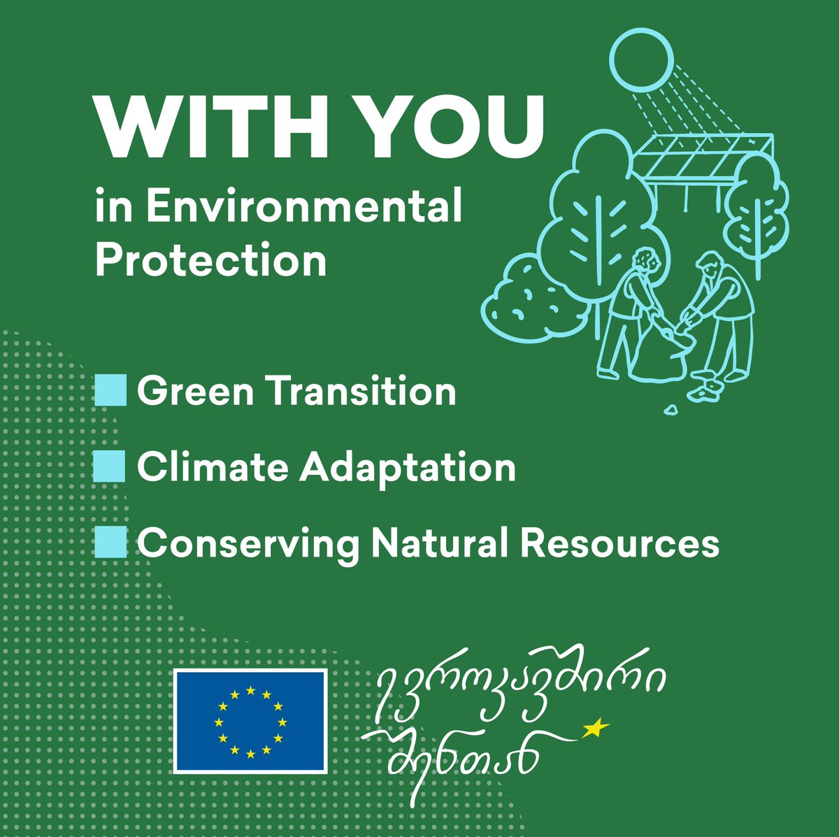 EUinGeorgia's tweet photo. 🌿 Caring for 🇬🇪’s nature means investing in its future!

The 🇪🇺 is supporting Georgia’s green transition through new €38M assistance for environmental protection, climate awareness and community resilience.

🔗 https://t.co/QrjJBPQDp3
#EUwithYou https://t.co/9yTRxa1lG3