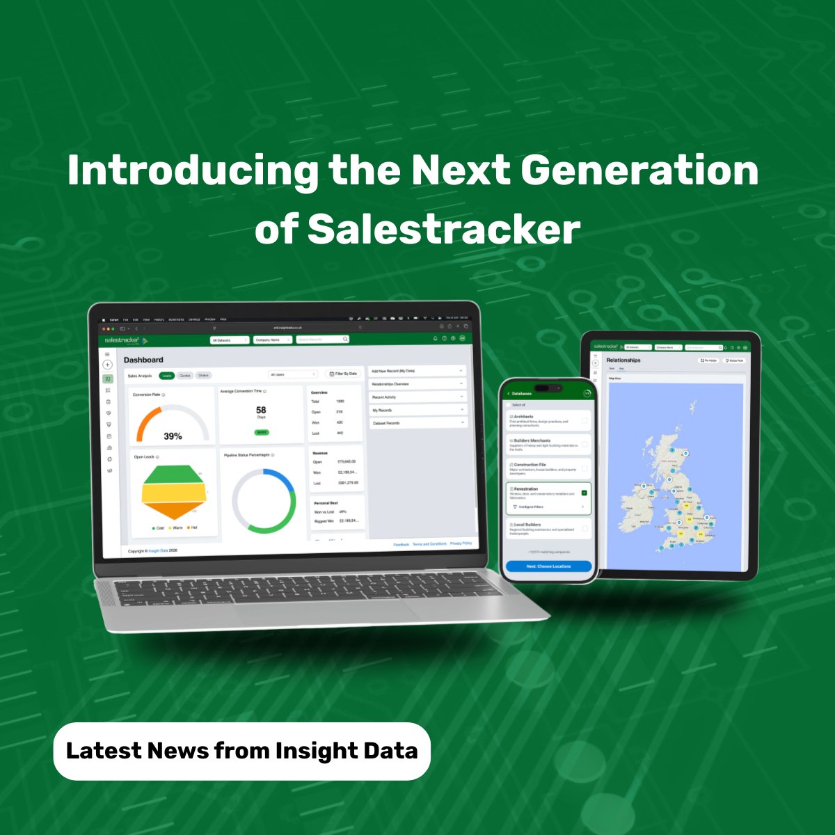 InsightDataLTD's tweet photo. A new generation of Salestracker is here!

With smarter prospecting tools, automated email marketing &amp; enhanced market intelligence, our latest platform is designed to help businesses work smarter &amp; uncover new opportunities for growth.

The full story: https://t.co/Nl4LHaxGdw https://t.co/Moq4o8x1KQ
