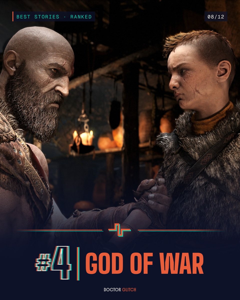 DoctorGlitchOff's tweet photo. #6 Silent Hill 2 
#5 Metal Gear Solid 3 
#4 God of War 
#3 The Witcher 3 https://t.co/AYlKPu7H6Z