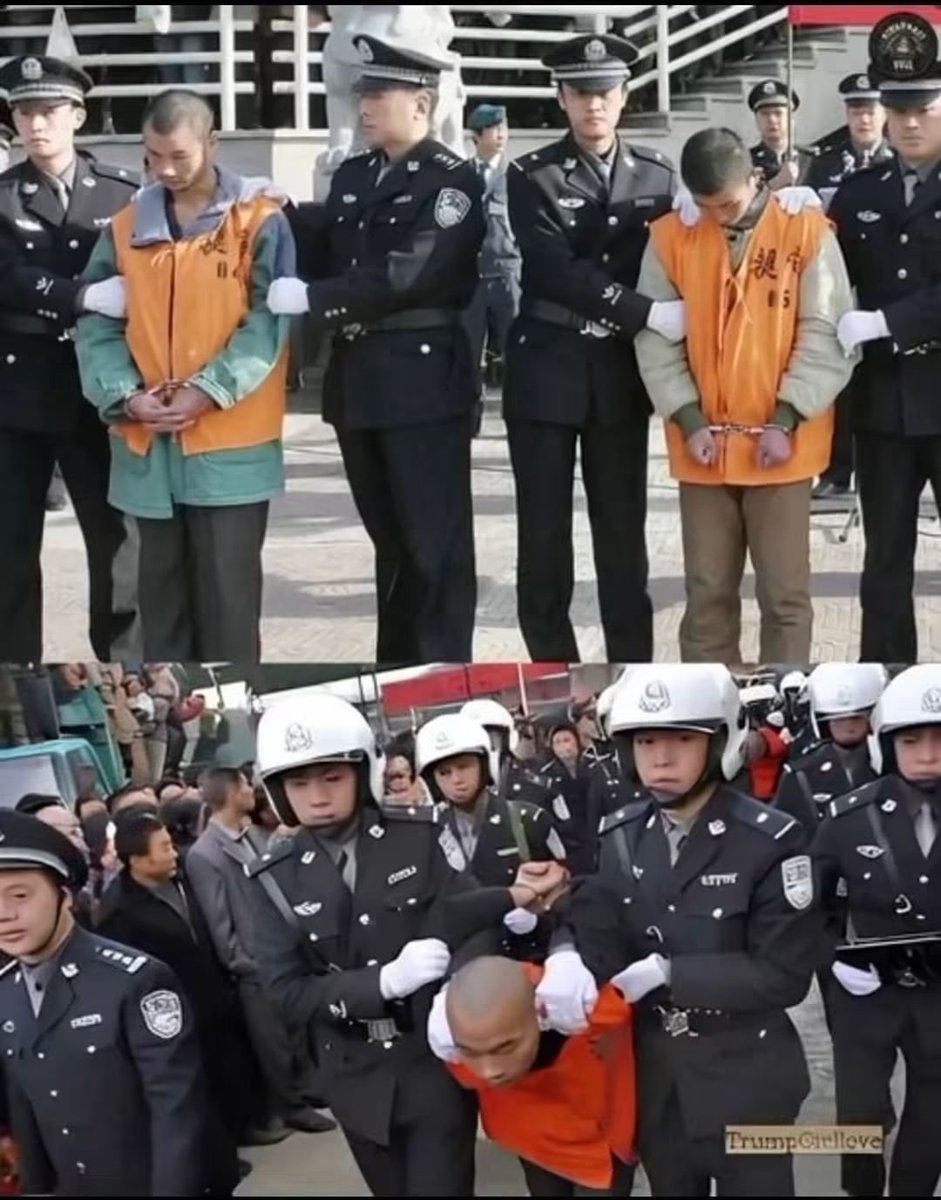 PatriotEmma47's tweet photo. 🚨WOW: China executed three men convicted of repeated child rape on November 13, 2024, the same day the Supreme People’s Court approved their death sentences. 

One was a primary school teacher who raped six girls under 14 more than 100 times. 

Another lured and abused eight girls, using threats with indecent images. 

The third coerced a girl starting at age 12 for years until she died by suicide at 16. 

The Court publicized the cases and stated the executions show zero tolerance and aim to deter others.

Should the US do the same?