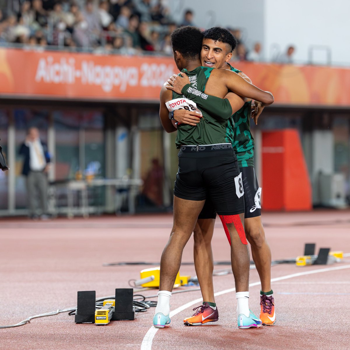 TeamSaudi's tweet photo. 🏅 | دورة الألعاب الآسيوية البارالمبية الخامسة #ناغويا2026 🎽 | ألعاب القوى 🆚 | سباق 200م (T37) 🏃‍♂️ 📊 | النهائي

▫️ ثامر الزهراني 🏃‍♂️ • المركز السادس بزمن 25.18 ث ⏱️

#فريق_السعودية | #نشجعك 💚 https://t.co/wVy3GblEo2