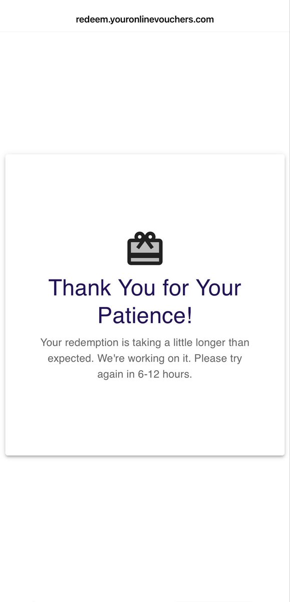fakevinreal's tweet photo. @abs2425 @etihad @EtihadHelp This time it went all the way ahead and this popped after the “redeem” button. https://t.co/SFKTQFEvEk