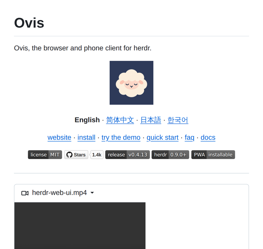 RepoGems's tweet photo. Ovis: Free, open-source browser &amp; phone client for Herdr. Chat &amp; live terminal.

See link below 👇 https://t.co/h2NlehFDeS