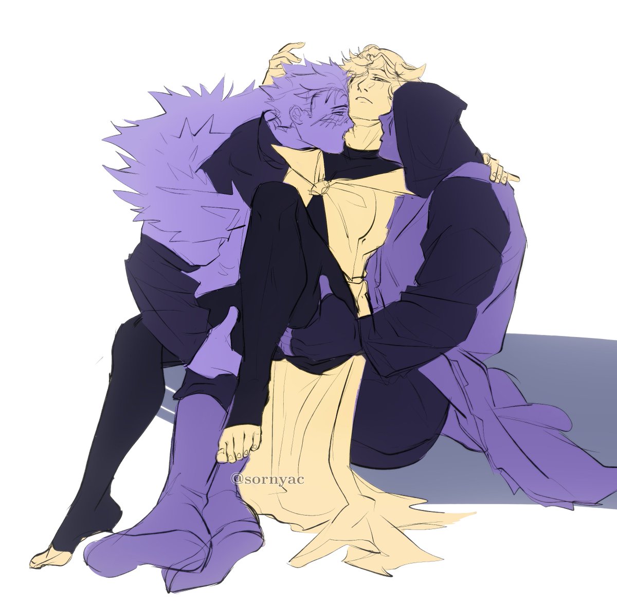 Sornyac1's tweet photo. Ои одетые. Что то не ясно что тут происходит,  но это не royal au.
#epicsans #crosssans #dreamsans #UTAU https://t.co/AZNMQ80xUb