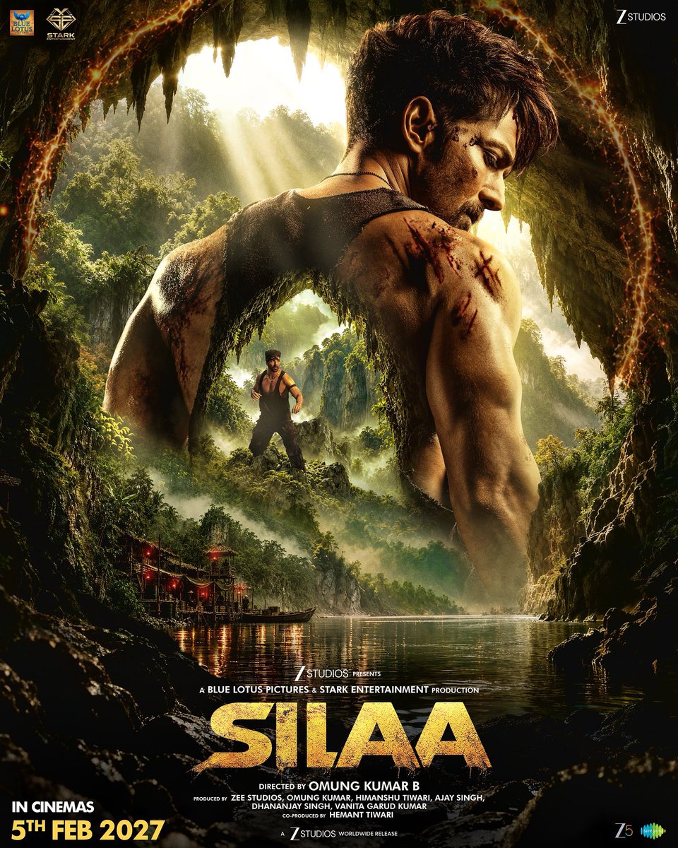 SumitkadeI's tweet photo. #Silaa FIRST LOOK OUT!
#HarshvardhanRane and #SadiaKhateeb come together for an intense saga of LOVE & REVENGE, set against the breathtaking backdrops of #Kashmir and #Vietnam.
Directed by #OmungKumar, the film also stars #KaranveerMehra and #Ipsitaa in pivotal roles.
IN CINEMAS: 5 FEBRUARY 2027
Produced by #ZeeStudios.
