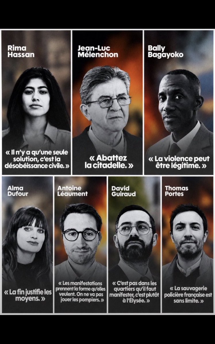 Sebmax7's tweet photo. @DoguXFLR6 @MathildePanot @JLMelenchon @Clemence_Guette @ALeaument @Maires_deFrance La honte d’avoir poussé à la haine et à la violence. 

Des centaines de millions d’euros de dégâts. Des commerçants qu’on l’ont plus rien … 

Et #LFI QUI N’ASSUME PAS ! 

Ils continuent les plateaux TV … 

#BrunoRetailleauPrésident 
#BrunoRetailleauPresident https://t.co/Oqow239ap8