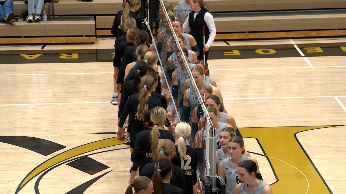 KSTP's tweet photo. The Champlin Park Rebels girls volleyball team capped off the regular season with a 3-0 win at East Ridge Thursday night.  READ MORE at the link in bio. https://t.co/IGmVAxzRzA