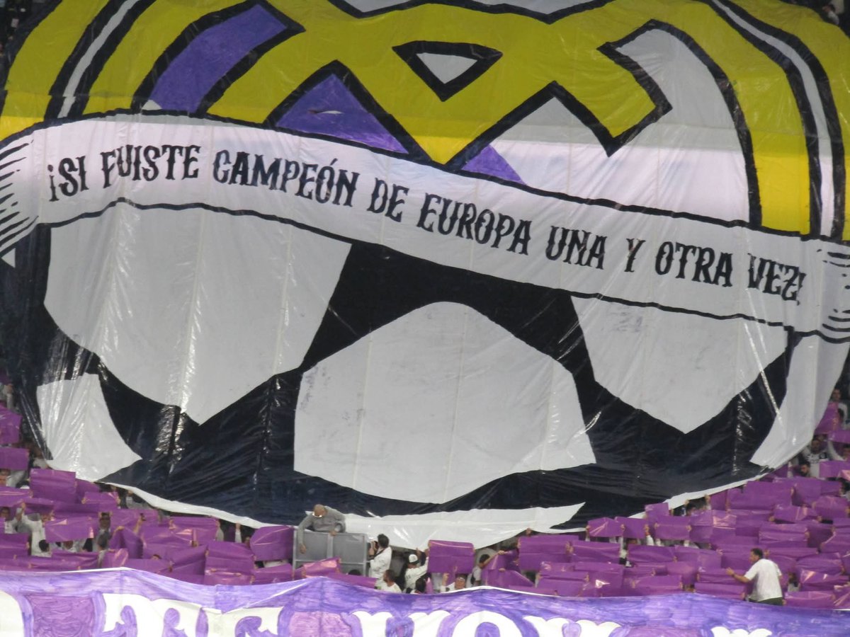 NorthFansRmcf's tweet photo. @GradaFansRMCF @RBLeipzig @ChampionsLeague Pintado a mano, que no se nos olvide. https://t.co/OGMzWTlWpy