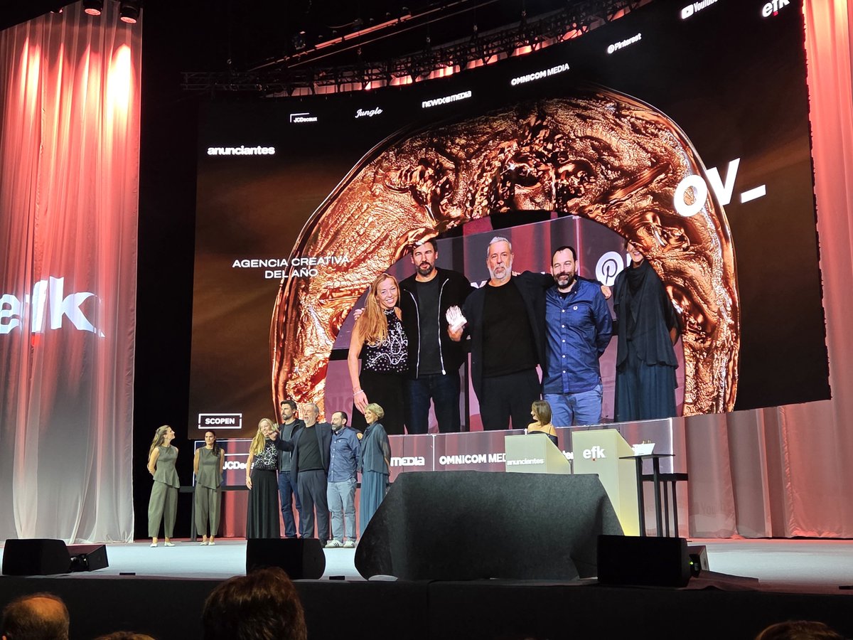 mkdirecto's tweet photo. Los #Eficacia2026 entregan sus máximos galardones 🏆

👉 Agencia de medios del año: OMD 

👉 Agencia creativa del año: ORIOL VILLAR

👉 Gran Premio a la Eficacia: «Cómo sobrevivir a una OPA hostil», de Oriol Villar y Dentsu X para Banco Sabadell https://t.co/SERimHLrX0