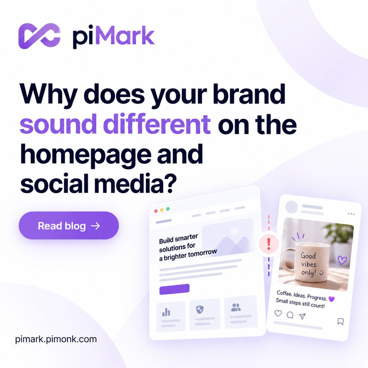 piMarkX's tweet photo. If your homepage sounds like one company and your social media sounds like another, your brand has an identity problem. 

👉 Read the blog and explore why cross-channel consistency matters more than ever. 

#RoVTPOPTournament #LoversAndGangsters #YouManiacSeries #RoVxBUS https://t.co/iZ44xYoPXf