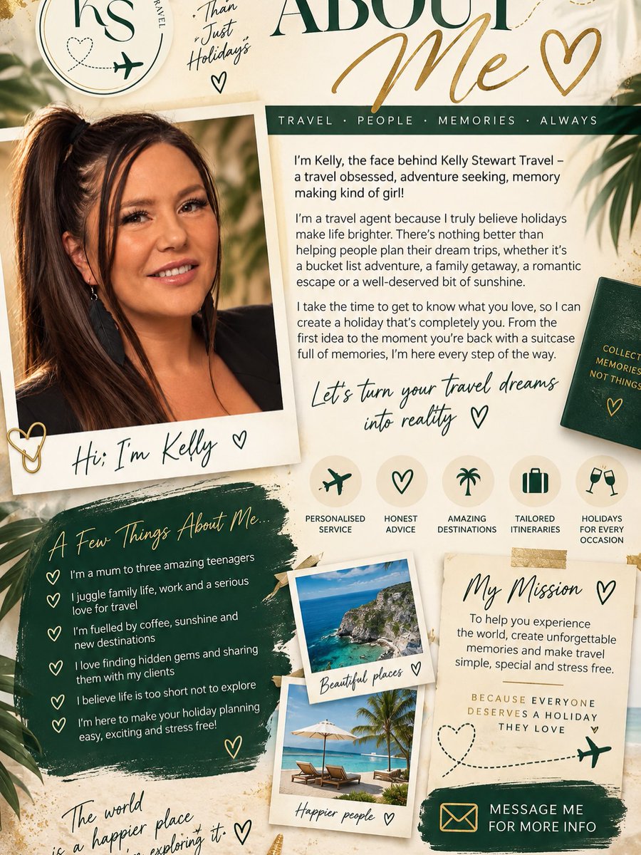 Saidi1472's tweet photo. Hi, I’m Kelly, your local travel agent at Kelly Stewart Travel. Found a holiday quote? Send it over before you book. I’ll compare options and help you find a great deal, with no extra fee. Save time, skip the tabs, and start packing. https://t.co/SmN9kFWAOf
