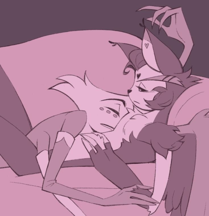 HorcajoJulia's tweet photo. Créditos a @KincannonArt 
#HazbinHotel https://t.co/Dy02HhXkVp