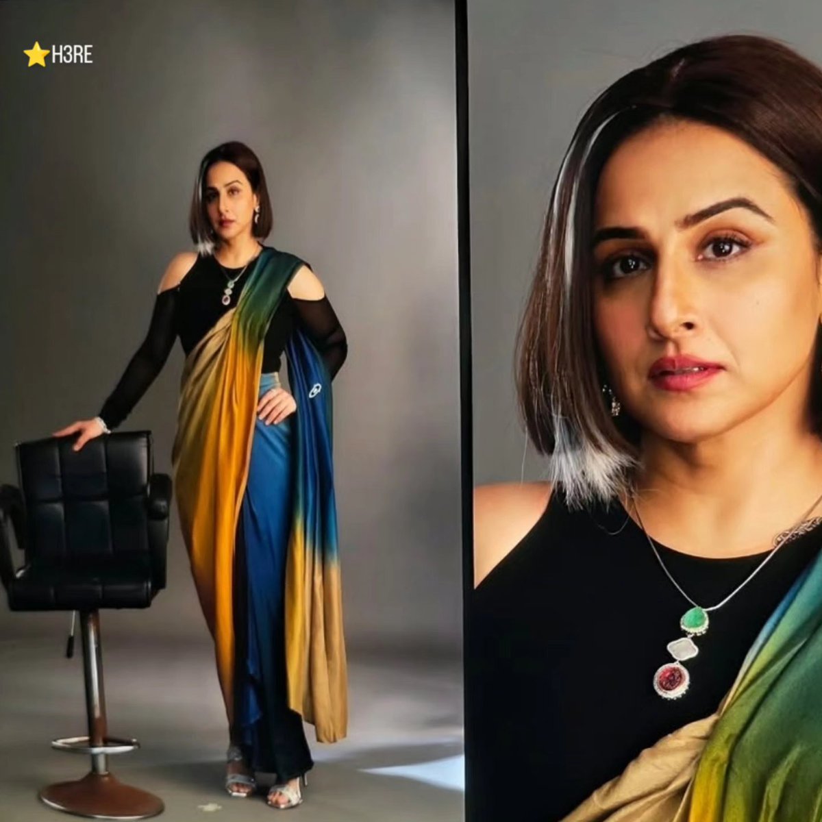 StarletMediaHub's tweet photo. #VidyaBalan from #Jailer2 look test https://t.co/V3XyxrdywG