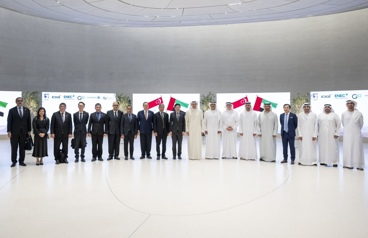 _edgegroup's tweet photo. As part of the recent official visit to the UAE by His Excellency @LawrenceWongST, Prime Minister of Singapore, EDGE had the privilege of highlighting its strong ties with Singaporean partners, its ongoing collaborations, and opportunities to deepen industrial and technological cooperation.