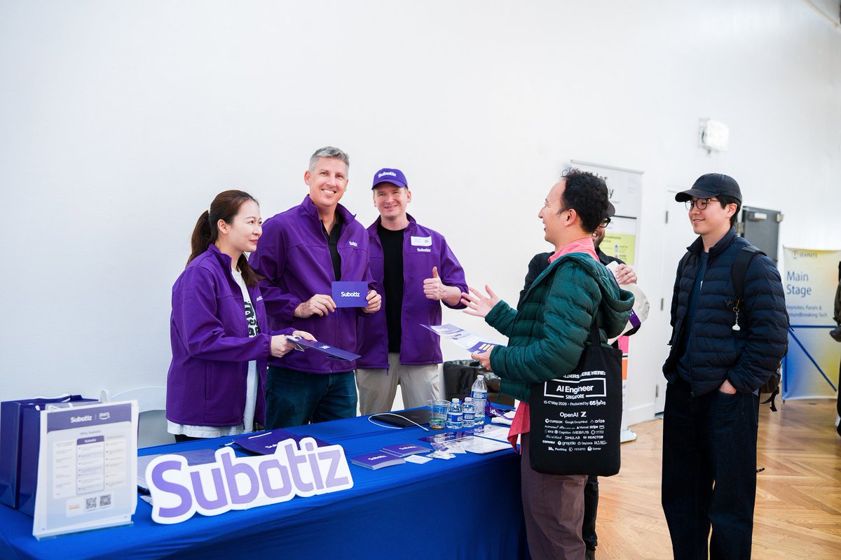 Subotiz_AI's tweet photo. Once an AI product goes live, how does usage become revenue?
On October 18, Subotiz joined Builder Odyssey in San Francisco, where our CRO , Adam Mawdesley, presented “The New Normal of AI Payments in the Token Economy.”
We explored how subscriptions, credits, and usage charges reshape AI monetization, and why clear billing and local payment options matter as products go global.
Subotiz brings flexible billing, global payments, and Merchant of Record services together, helping AI teams reduce operational complexity and focus on building and growing their products.
Thank you to Seamate and Linkloud for bringing the builder community together.
Learn more: https://t.co/5EOhtLPvqP

#Subotiz #AIMonetization #UsageBasedBilling #GlobalPayments #MerchantOfRecord