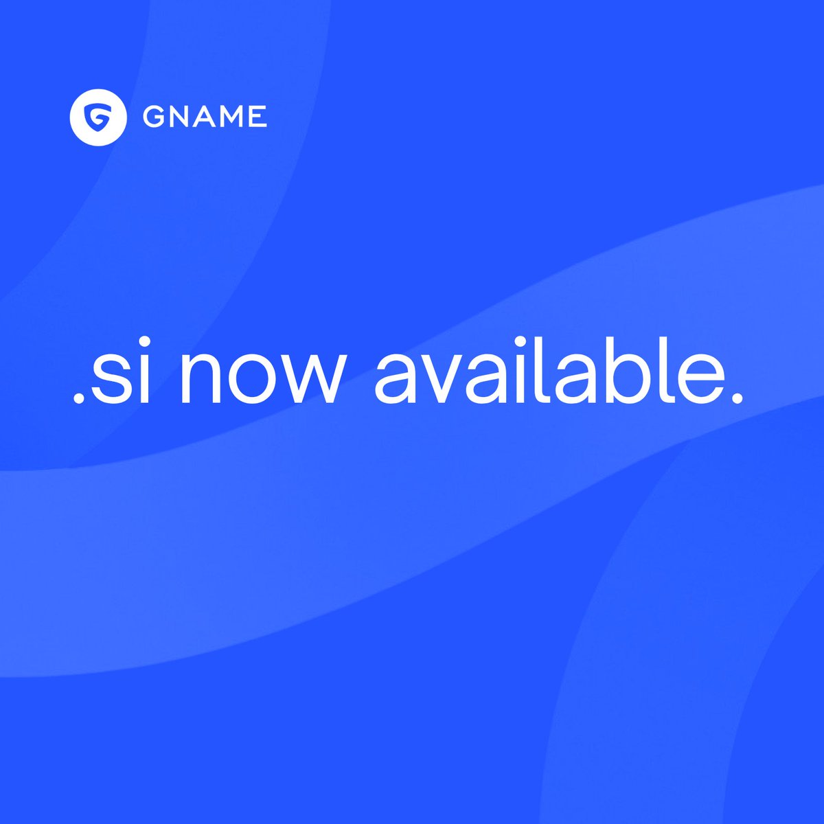 gnamedotcom's tweet photo. 🆕 New TLD: We've just launched .si for $23.55/year. Same price on handregs and renewals year after year. 

Get your .si with us today! 

https://t.co/EvQxK57nh1 https://t.co/LOBMXpBiBn