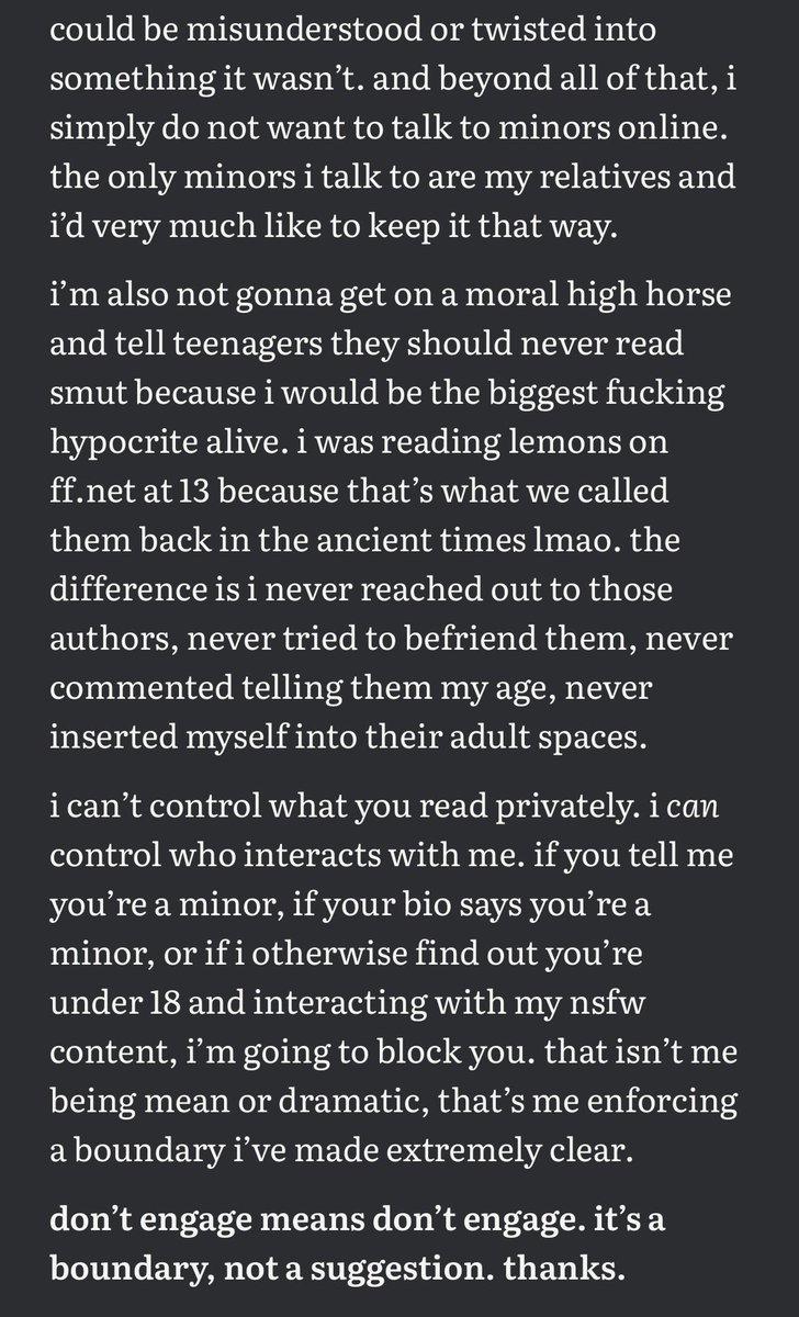 austinsatiablex's tweet photo. sorry, now feels like a good time to say this to anyone under 18 that might be reading this https://t.co/kDj1f5fTMw
