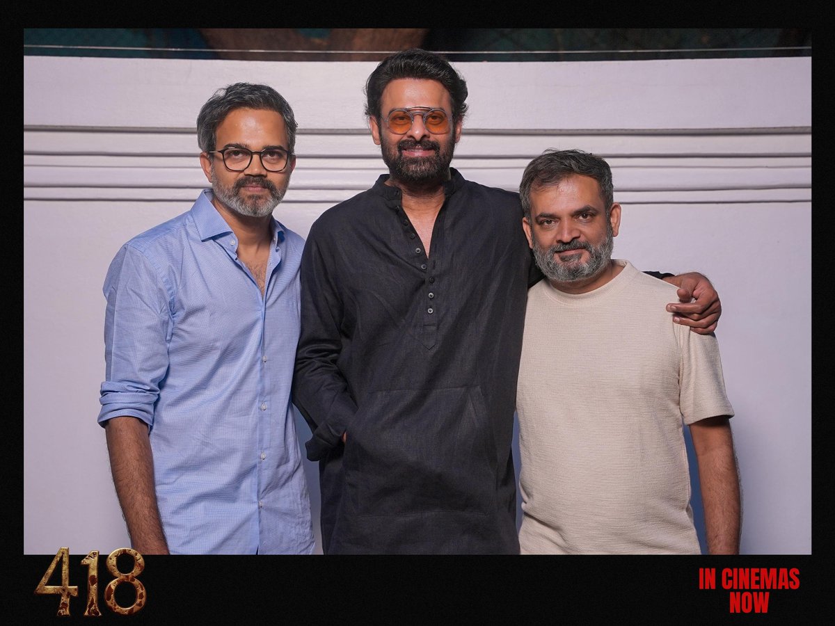 vamsikaka's tweet photo. HAPPY BIRTHDAY, REBEL STAR #PRABHAS Garu ❤️

Thank you, DINOSAUR, for supporting #418TheFilm & wishing our director  @kirtannadagouda the best ❤‍🔥 

A special video is coming this evening 🤩

IN CINEMAS NOW.
 
Think you can survive DEVIKA?
Book your tickets now!
🎟️ https://t.co/ieVzkBvDRv

#418TheFilm in TELUGU, KANNADA, TAMIL, MALAYALAM & HINDI 🔥

#MythriBringsHorror