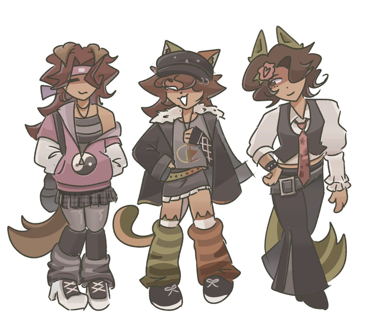 octanmarch's tweet photo. I dont care if my art is good or not but I do hope that my kww designs are able to reflect their personalities the way I intend to.. i put alot of care into making sure they look diverse yet still connected to each other in a way https://t.co/VSxzFzWkRb
