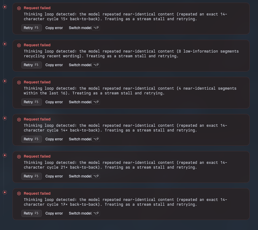 Mister_Ch0c's tweet photo. POV you're using DeepSeek with OMP https://t.co/9XO7DFW2e9