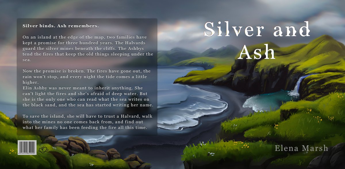 NexisVlada's tweet photo. Book cover, but make it moody 🌫 Silver and Ash, painted in Procreate #bookcover
#WritingCommunity https://t.co/luXtP85Obq