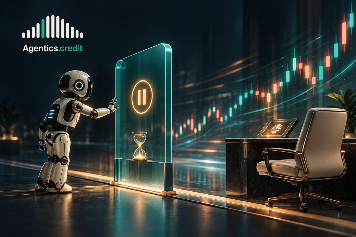 ariell_xyz's tweet photo. An autonomous trading agent still needs a plan for when its human is asleep.

Humanos’ case study on @agenticscredit says actions crossing defined risk thresholds can require human approval before proceeding. That detail matters: someone may need to respond while the market keeps moving.

For me, the useful questions are practical:

• Can the agent still reduce exposure while approval is pending?
• Does approval expire if the price changes?
• What happens if nobody responds?

These are behaviors I’d want demonstrated before treating human oversight as a proven safeguard.

I like having a clear boundary on autonomy. But the quality of that boundary depends on what happens during the wait. Adding an approval button is one thing; handling an unanswered request safely is the harder engineering problem.