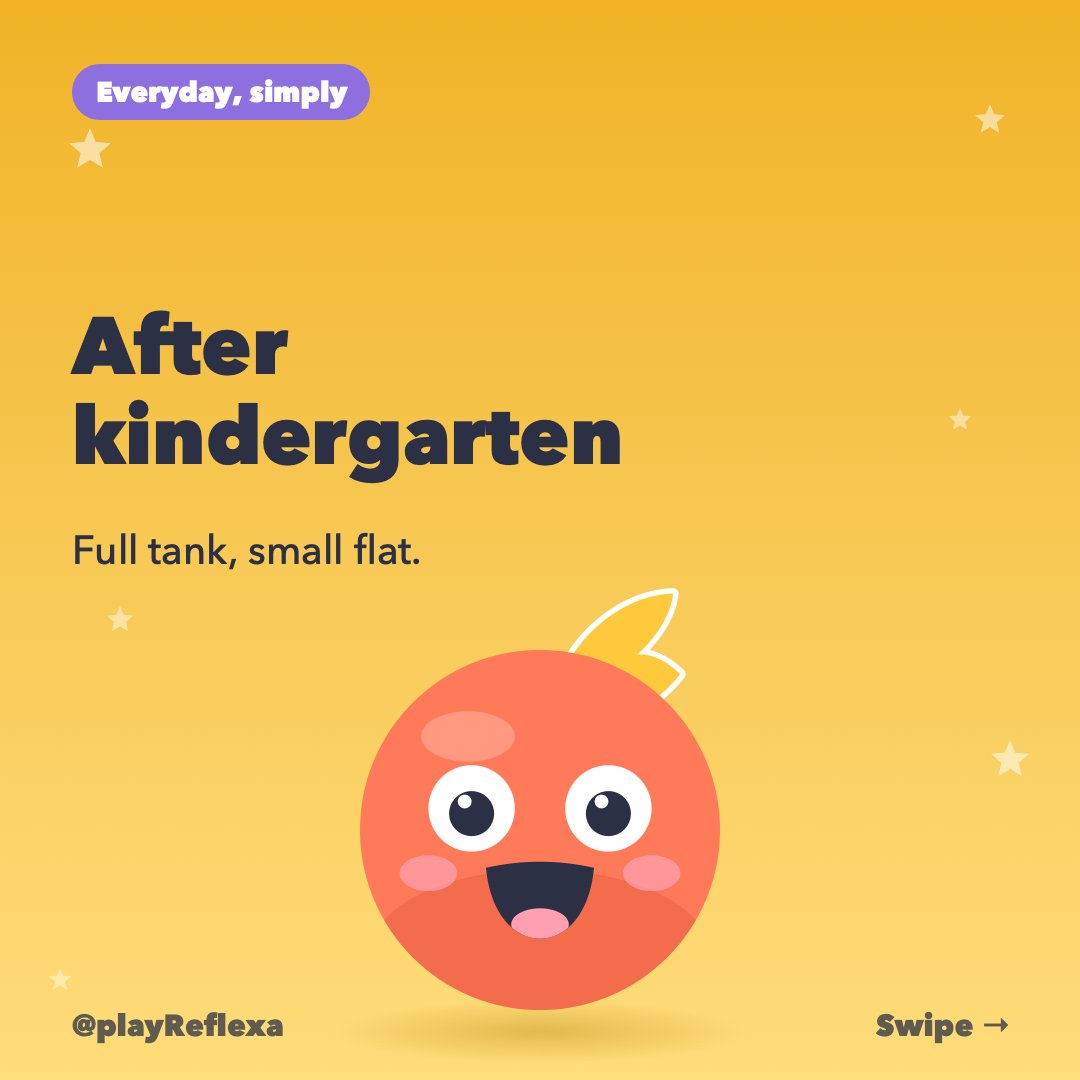 playReflexa's tweet photo. After kindergarten the tank is full and the flat is small. Words come after movement. Reflexa in the Park world or the hallway: ten minutes, then the snack. #Reflexa #ActiveKids https://t.co/NcceWkb4RT