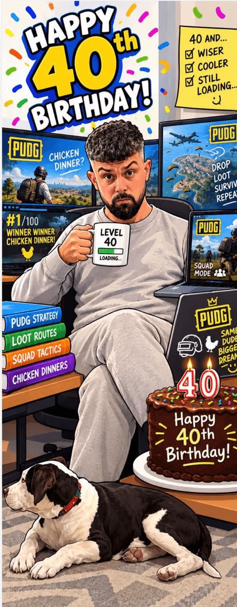 markpowercasts's tweet photo. Level 40 unlocked 🎂 Wiser, cooler, still loading…
Thanks for the birthday love, and if you know the pup's name, drop it below 👇 Winner winner, birthday dinner 🍗 https://t.co/TBnK0elt7O