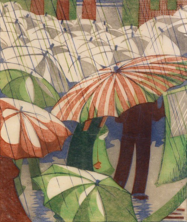ArtGuideAlex's tweet photo. Wet Afternoon 1930 #EthelSpowers https://t.co/LO3kDppqjE