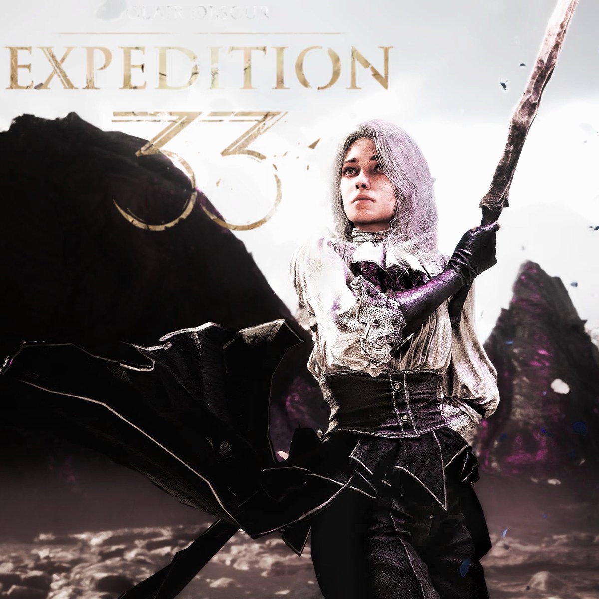 miruki_VP's tweet photo. ── White hair 🤍⋆*

       #Expedition33 #VPtober2026
       #VirtualPhotography 
       #ClairObscurExpedition33 https://t.co/cCw611yDW1