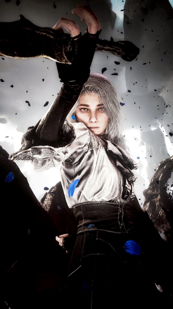 miruki_VP's tweet photo. ── White hair 🤍⋆*

       #Expedition33 #VPtober2026
       #VirtualPhotography 
       #ClairObscurExpedition33 https://t.co/cCw611yDW1