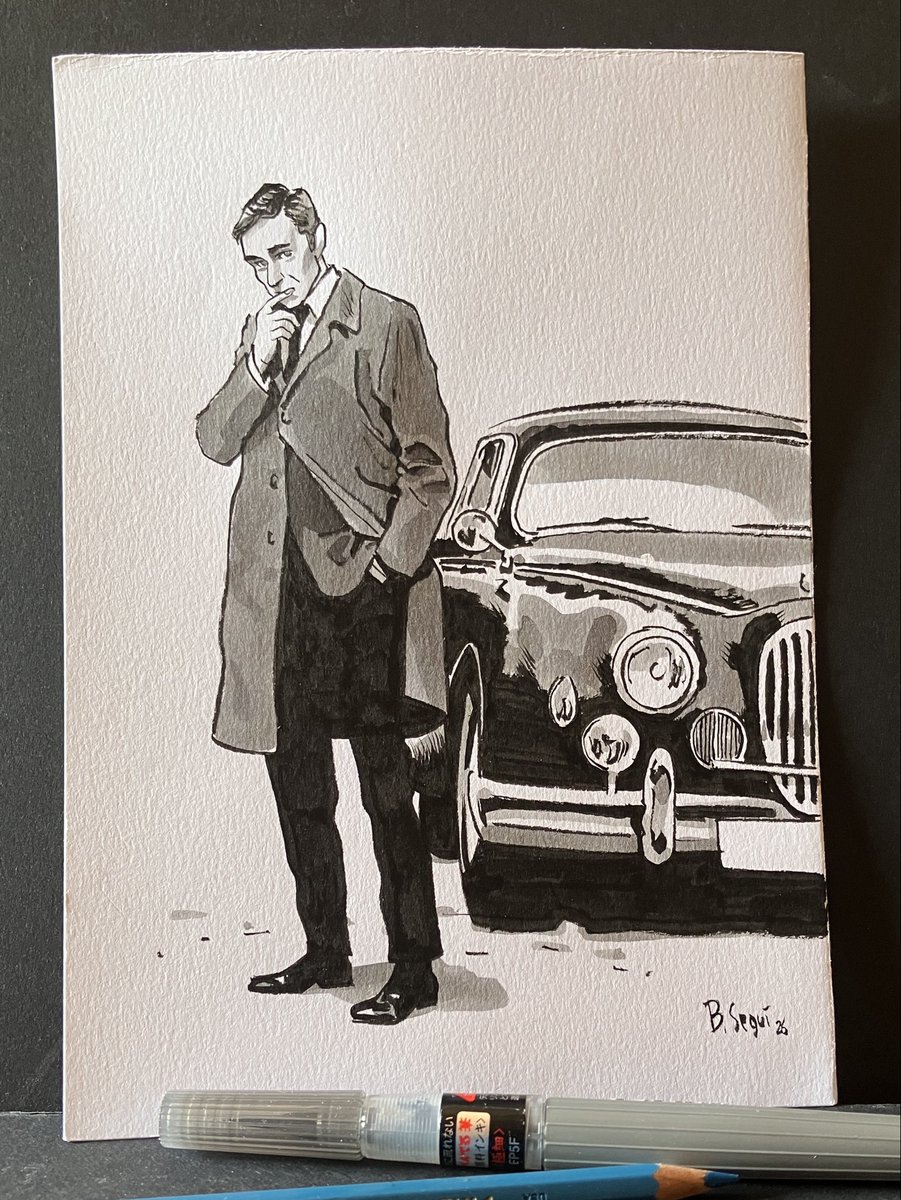 bsegui's tweet photo. #23 Endeavour
Una serie policiaca para saborear lentamente. 
A este Morse lo tenéis disponible en https://t.co/hlFYTYCgIa
#inktober #seriestv https://t.co/lniq8T7JMe