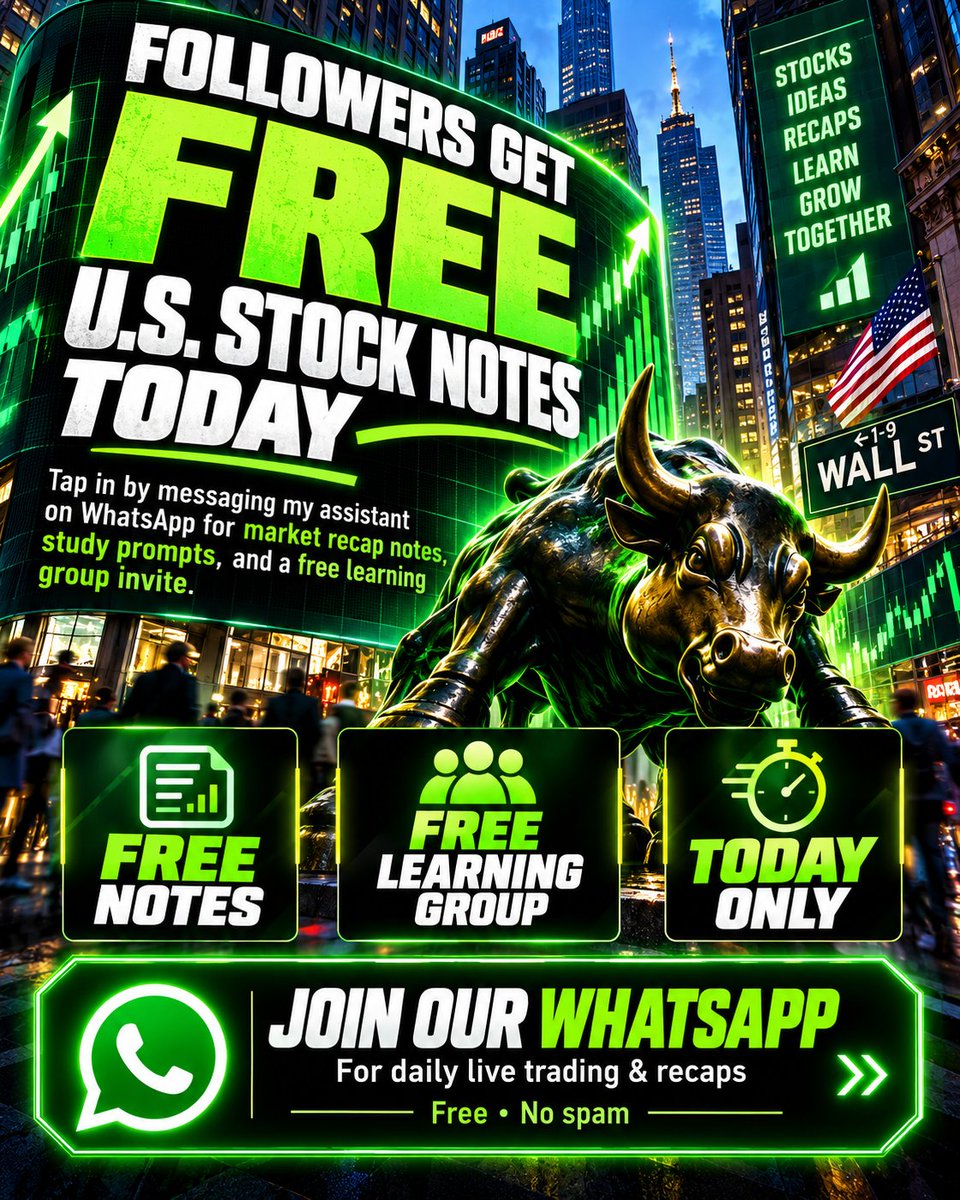 zrv1017's tweet photo. Today's follower bonus: my U.S. stock notes on broad vs. narrow market strength, free. Message my assistant on WhatsApp today to claim them; she'll also invite you to our free learning group. Tap below to contact her. 👇 https://t.co/drFvhQngTd https://t.co/TuxsZmi25b