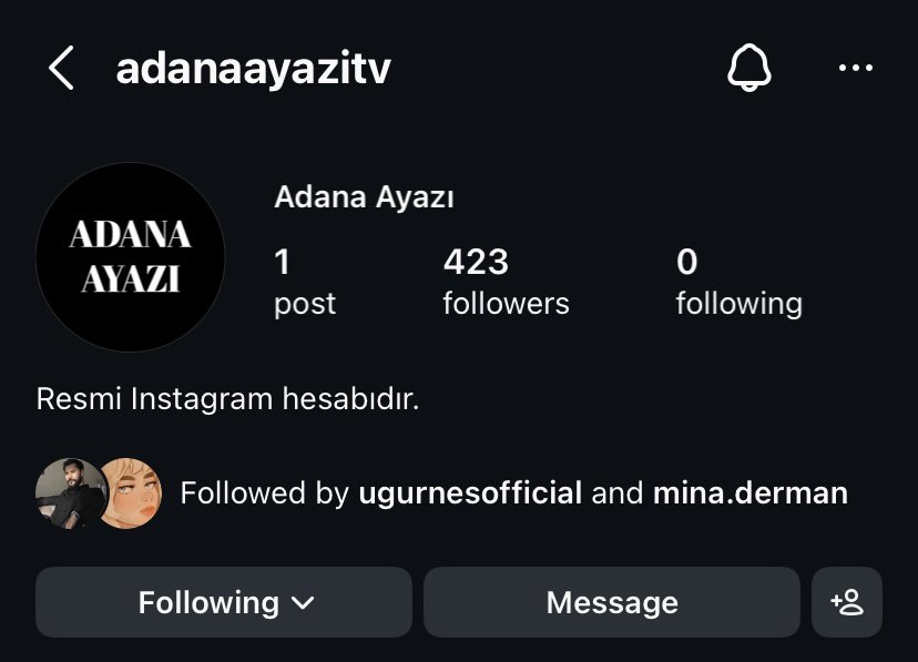 i98S2's tweet photo. Resmi Instagram hesabı

#EbruŞahin #AdanaAyazı #UğurGüneş https://t.co/SztkjfzX29